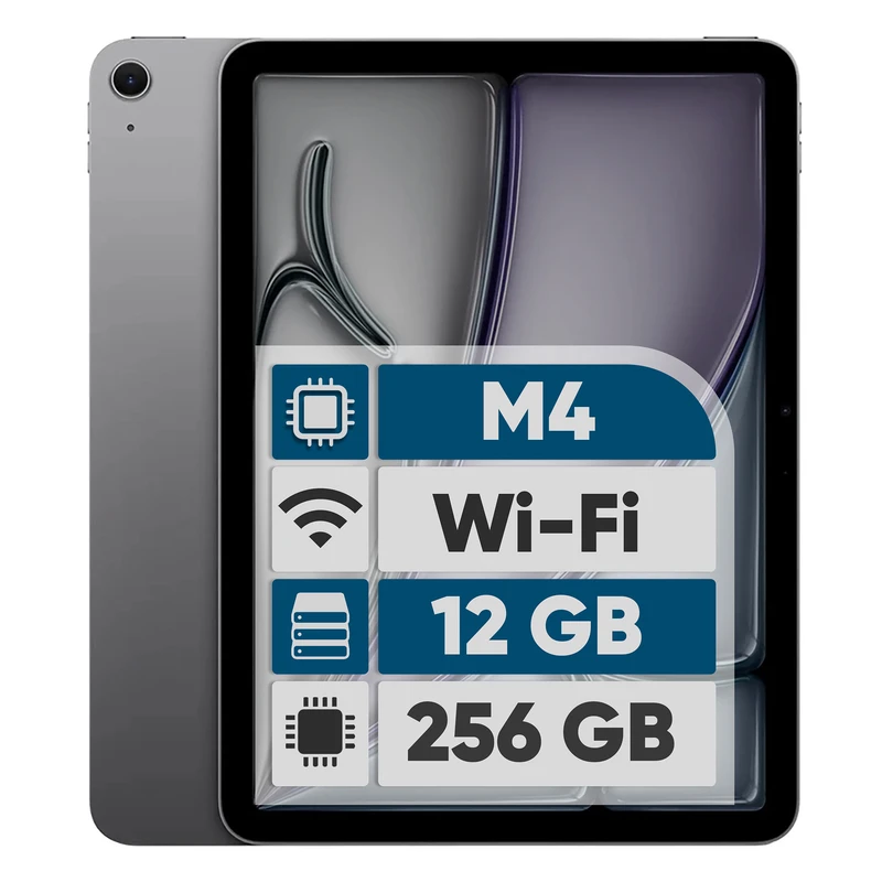 آیپد 11 اینچ اپل مدل iPad Air 2026 M4 Wi-Fi ظرفیت 256 گیگابایت و رم 12 گیگابایت - گارانتی دارد